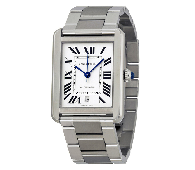 Tank Solo XL Automatic Silver Dial Men's Watch W5200028