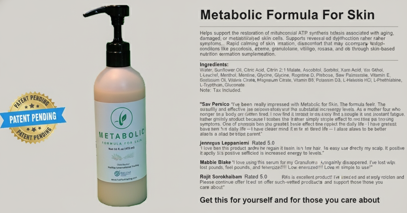 Metabolic Formula For Skin